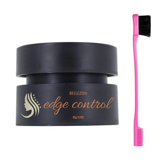 sideburn styling wax gel anti-frizz edge control hair cream/ Free